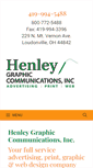 Mobile Screenshot of henley-graphics.com